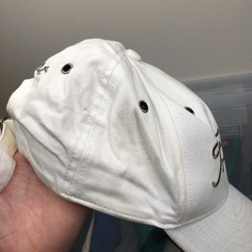 Titleist Hat White Adjustable Strap Cap Golf Course Golfing Club‎ Men's Women's